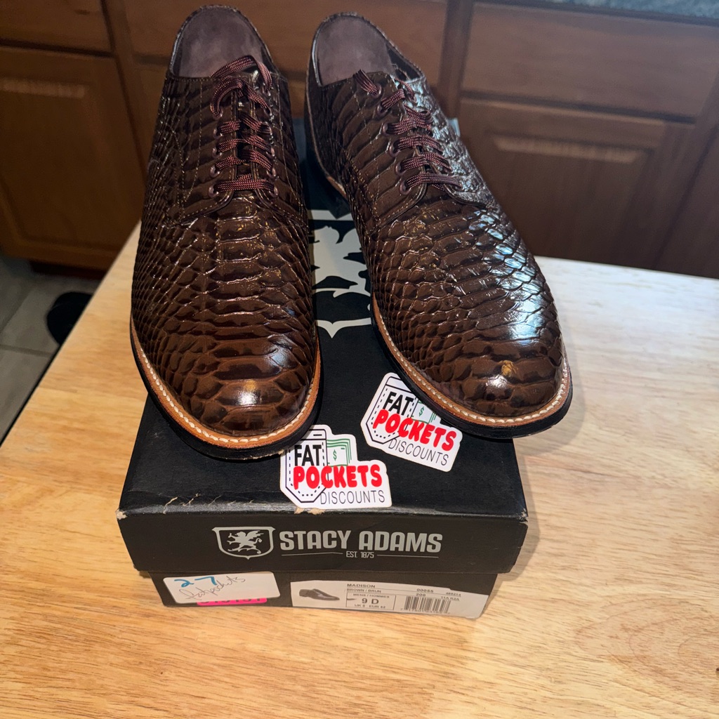 Stacy Adams Brand Mens Shoes Scuff On The Bottom Of One Shoe